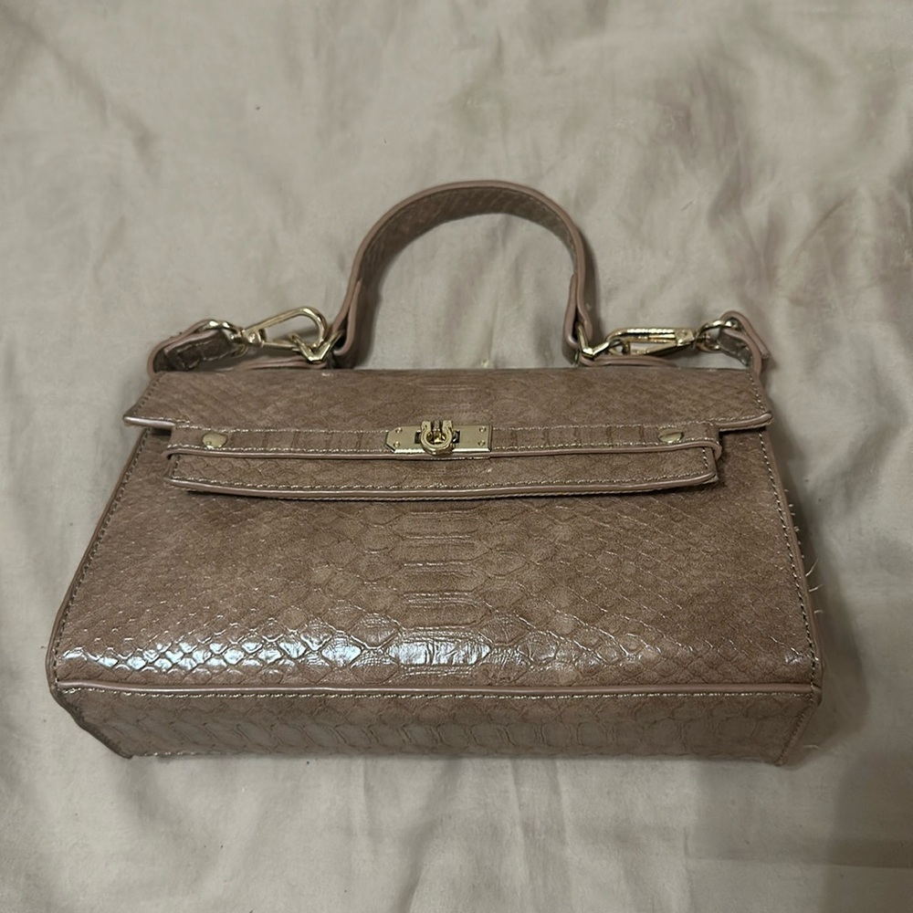 Tan mini bag